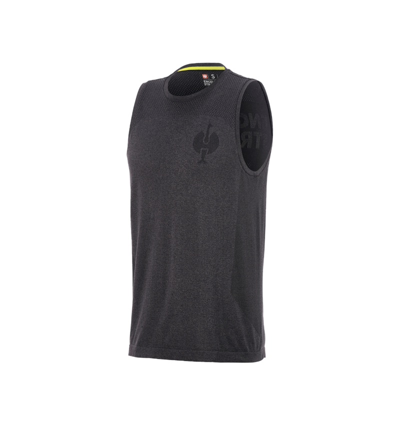 Bovenkleding: Athletic shirt seamless e.s.trail + zwart melange 5