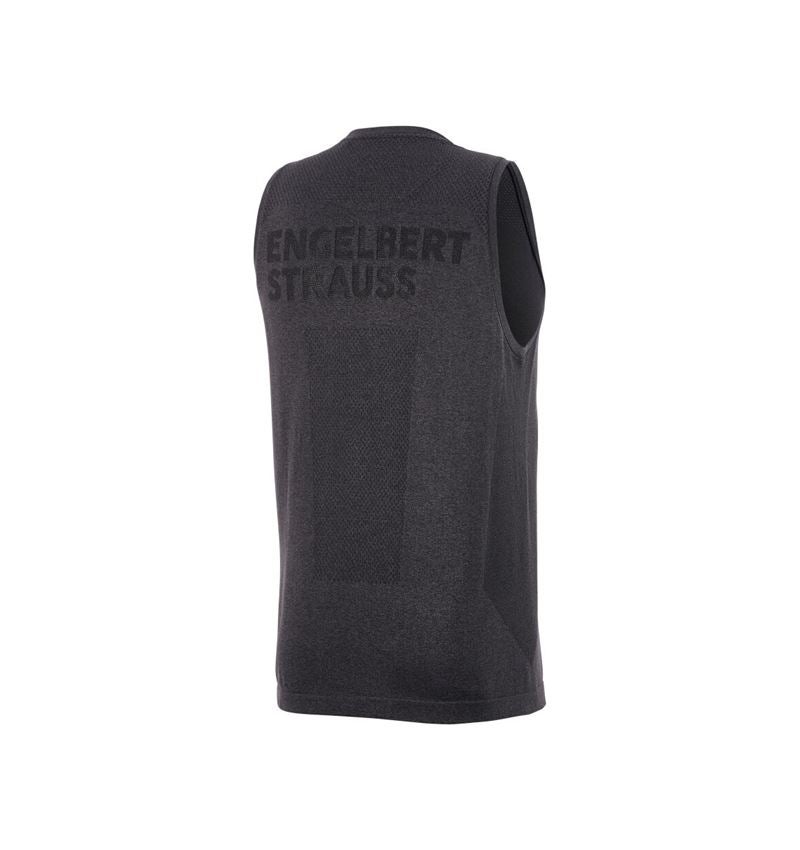 Bovenkleding: Athletic shirt seamless e.s.trail + zwart melange 6