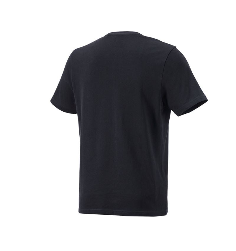 Bovenkleding: e.s. Pique-T-Shirt cotton light + zwart 6