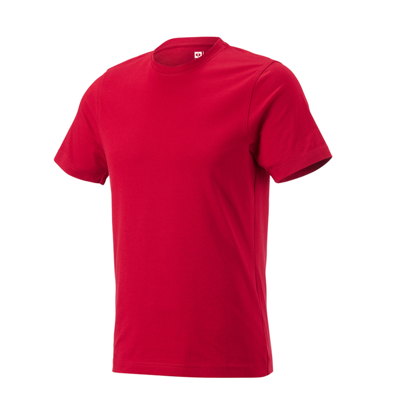 Bovenkleding: e.s. T-Shirt cotton, slim fit + vuurrood 3