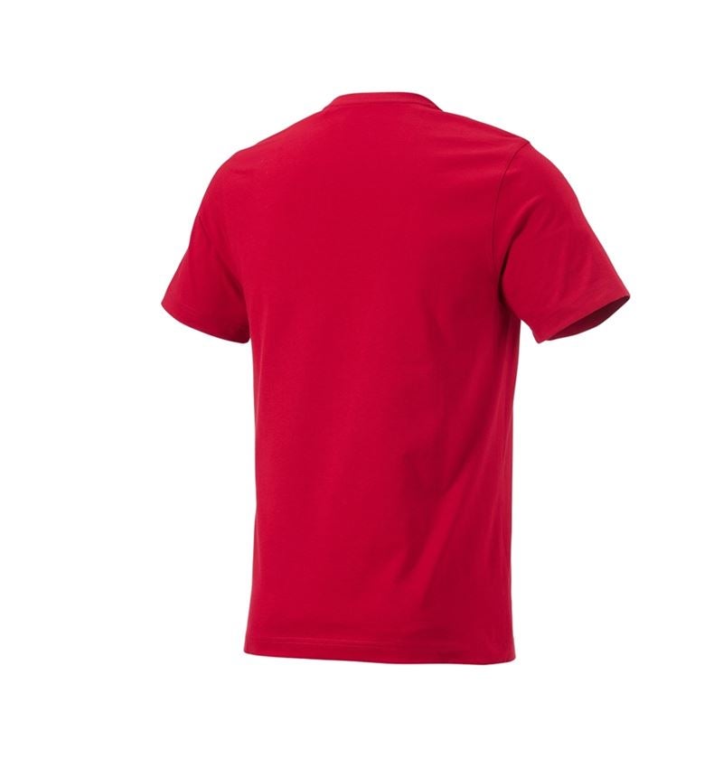 Bovenkleding: e.s. T-Shirt cotton, slim fit + vuurrood 4