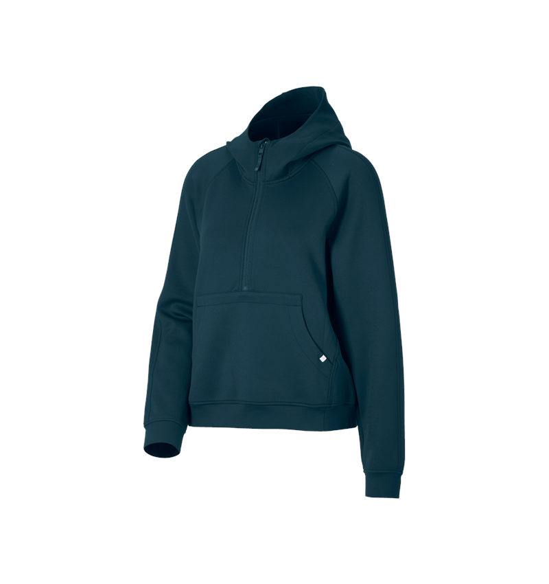 Bovenkleding: Modal-hoody e.s.avida, dames + zeeblauw 3