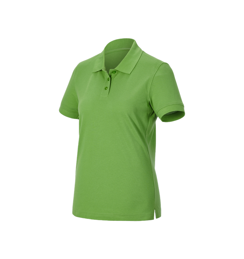 Bovenkleding: Pique-Polo e.s.industry, dames + zeegroen 1