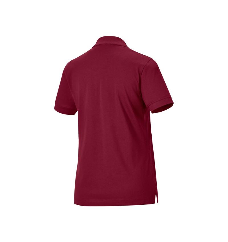 Bovenkleding: Pique-Polo e.s.industry, dames + bordeaux 3