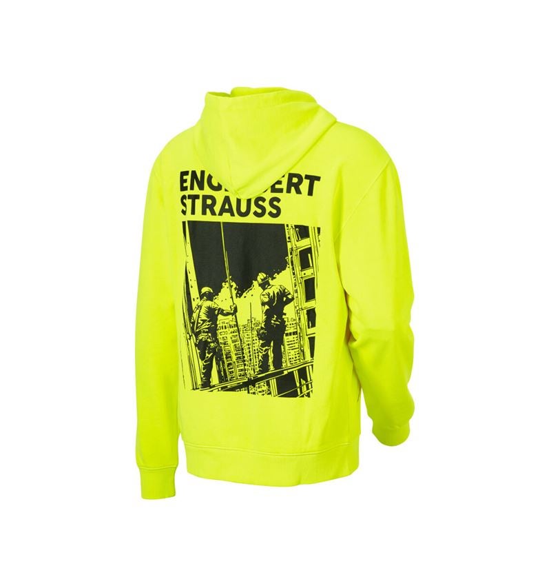 Bovenkleding: e.s. Hoody-Sweatshirt neon + neongeel vintage 4