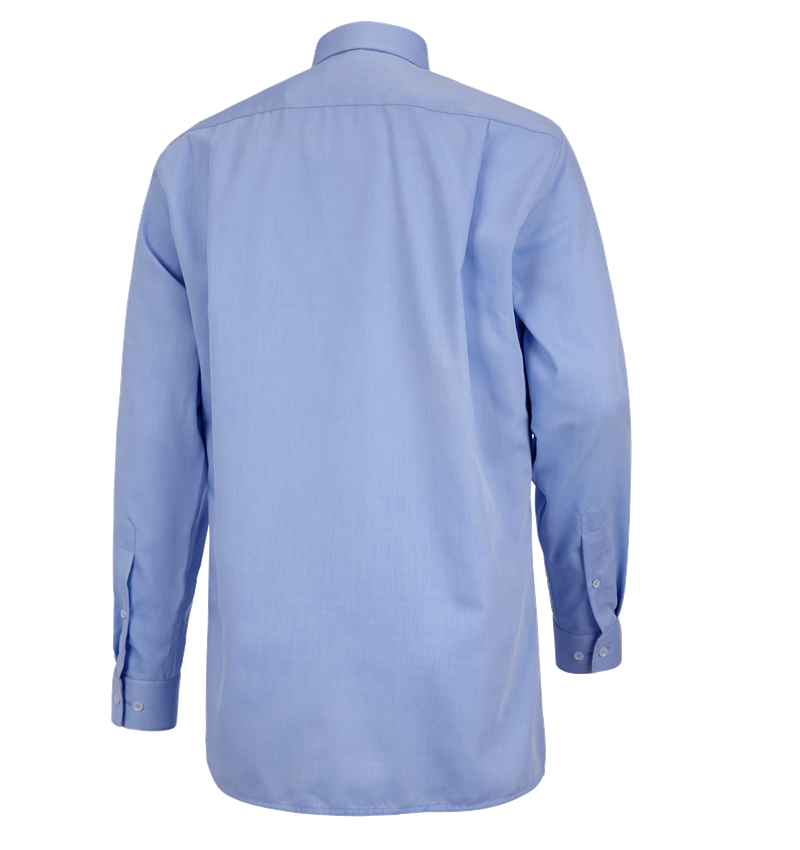 Bovenkleding: Business overhemd e.s.comfort, lange mouw + lichtblauw melange 3