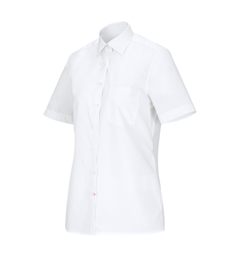 Bovenkleding: e.s. Service-blouse korte mouw + wit 2