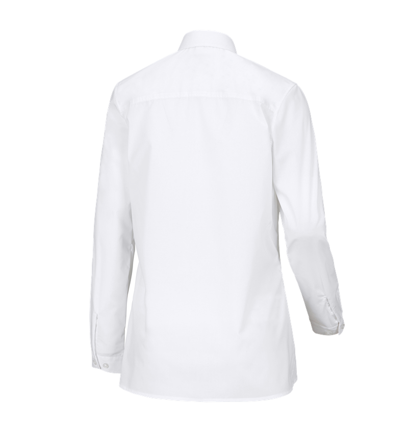 Bovenkleding: e.s. Service-blouse lange mouw + wit 1