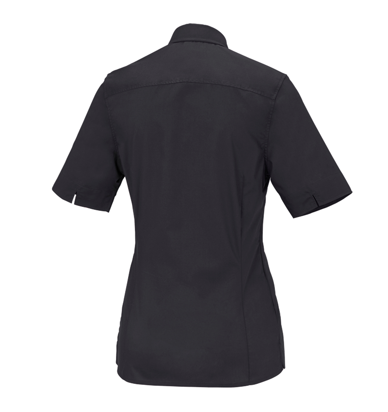 Bovenkleding: Business-blouse e.s.comfort, korte mouw + zwart 1