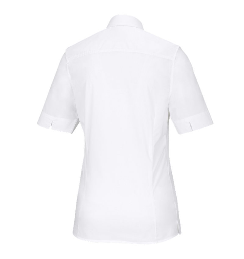 Bovenkleding: Business-blouse e.s.comfort, korte mouw + wit 3