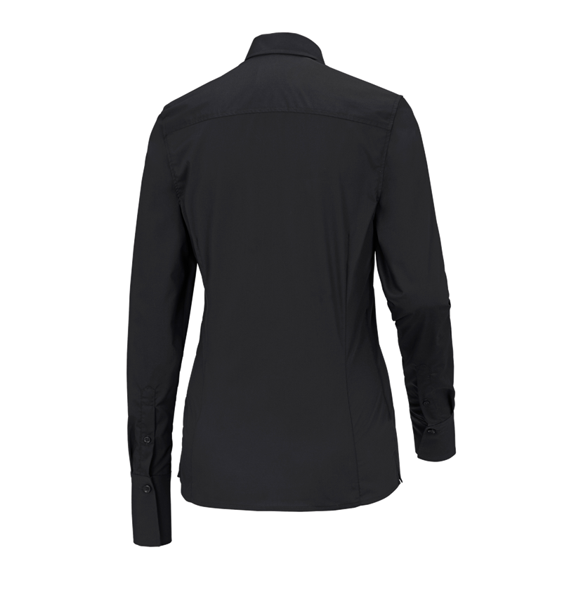 Bovenkleding: Business-blouse e.s.comfort, lange mouw + zwart 3