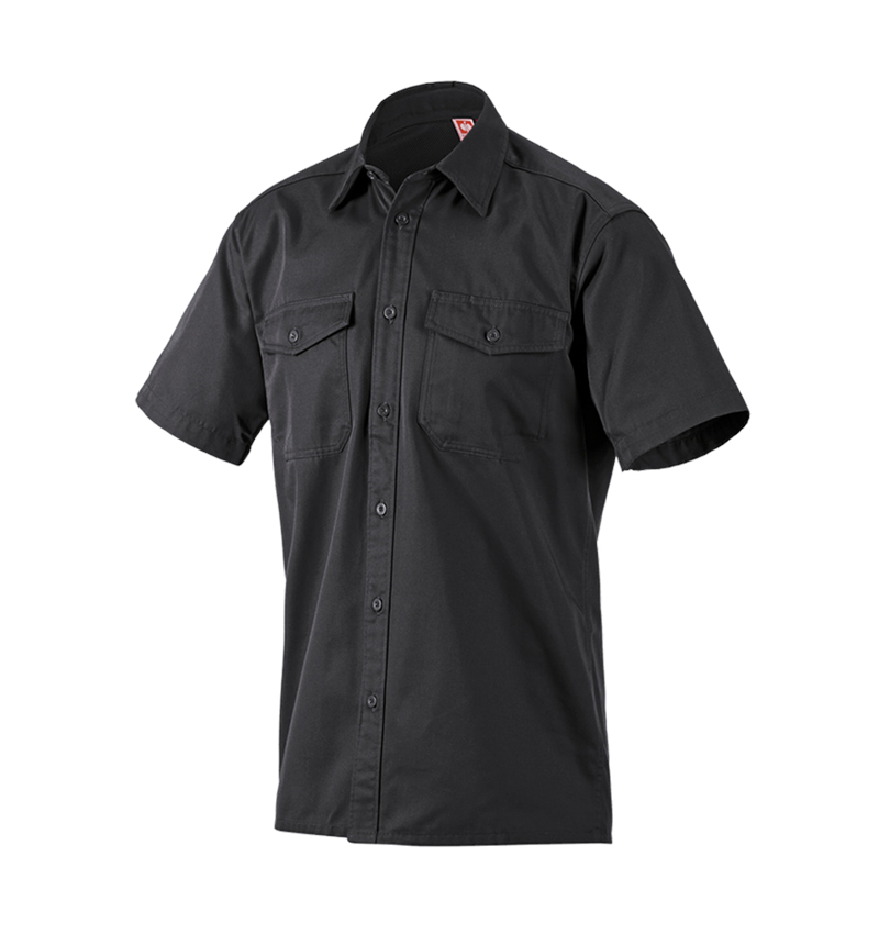 Bovenkleding: Werkhemden e.s.classic, korte mouw + zwart 3