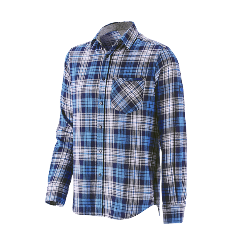 Bovenkleding: Ruitjeshemd e.s.vintage + arcticblauw geruit 3