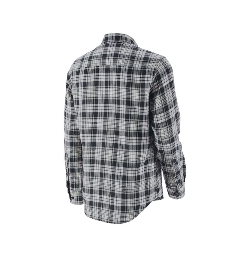 Bovenkleding: Ruitjeshemd e.s.vintage + zwart geruit 7