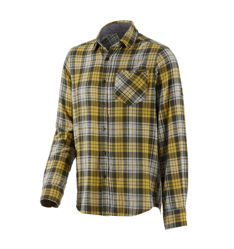 Bovenkleding: Ruitjeshemd e.s.vintage + camouflagegroen geruit 5