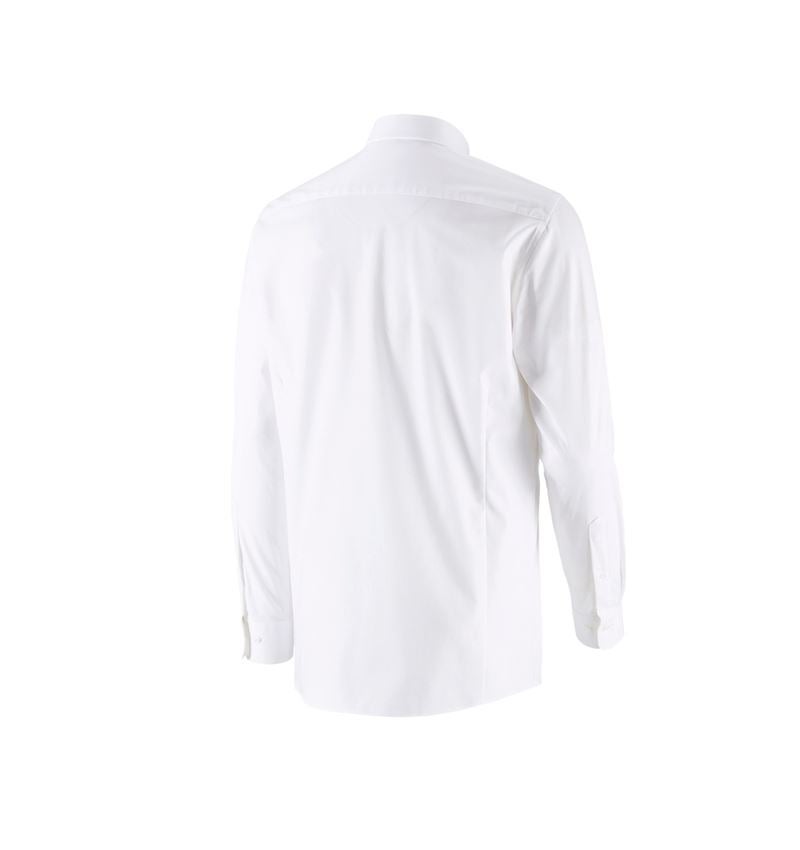 Bovenkleding: e.s. Business overhemd cotton stretch, regular fit + wit 5