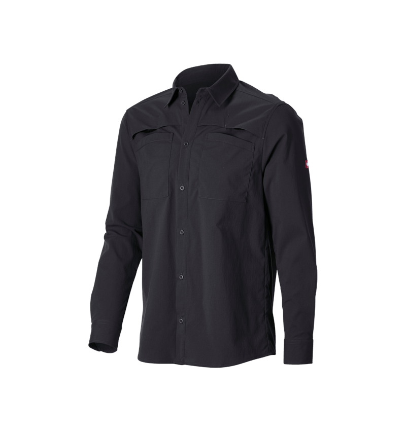 Bovenkleding: Werkhemden e.s.t:aktik, lange mouw + zwart 3