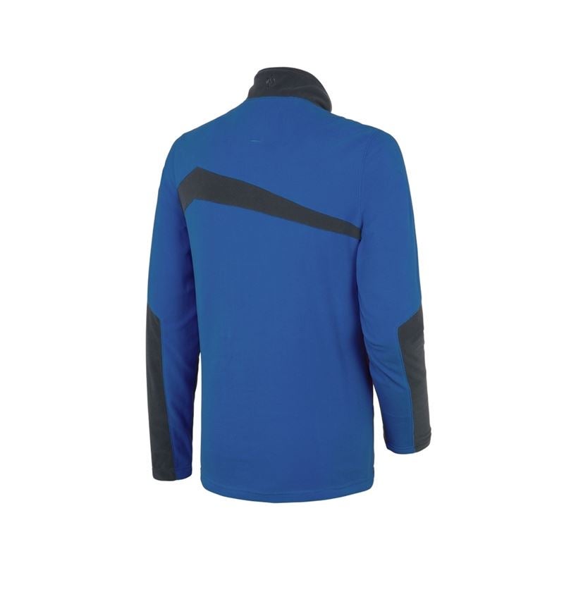 Bovenkleding: Fleece schipperstrui e.s.motion 2020 + gentiaanblauw/grafiet 3