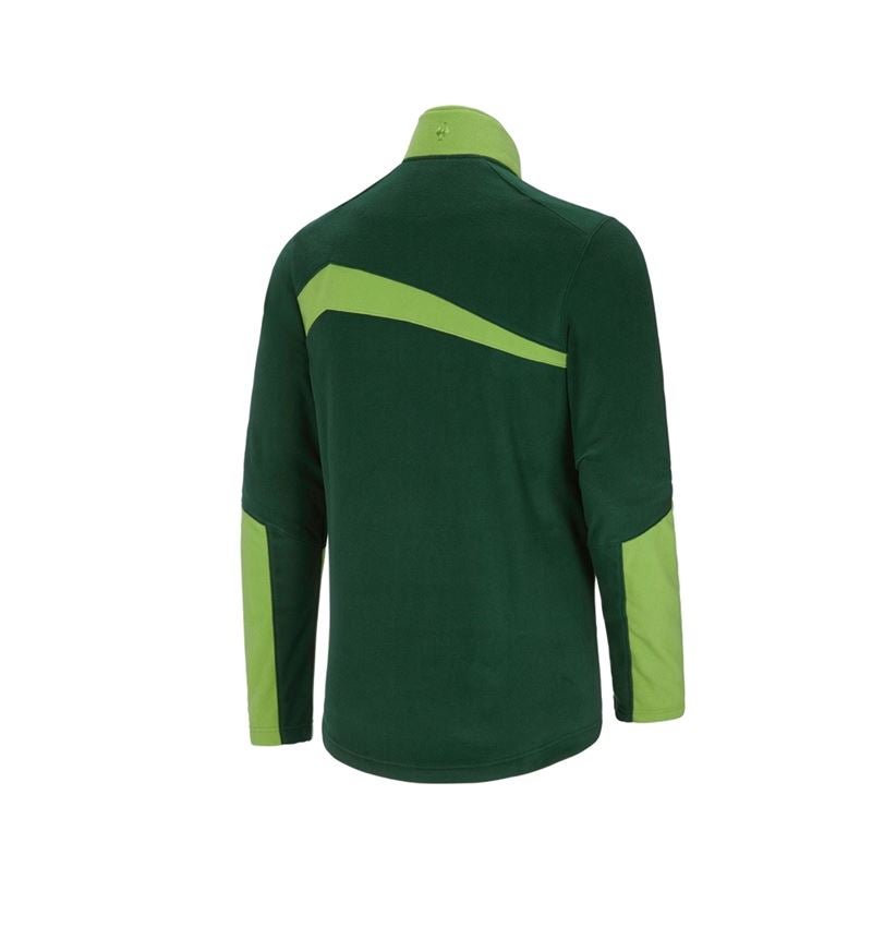 Bovenkleding: Fleece schipperstrui e.s.motion 2020 + groen/zeegroen 3