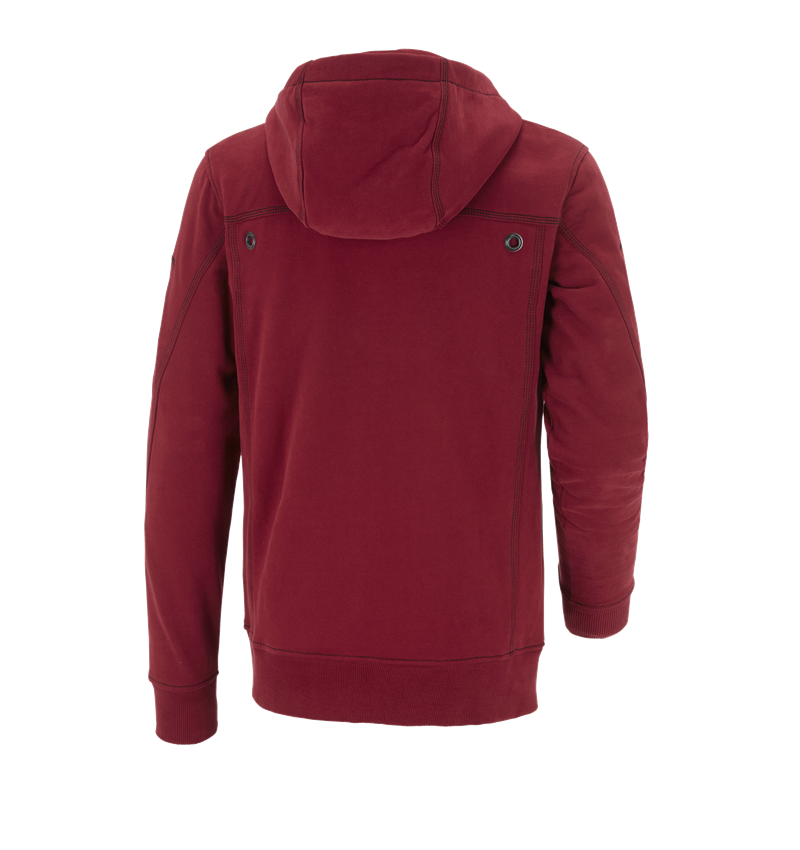 Bovenkleding: Capuchonjack cotton e.s.roughtough + robijn 3