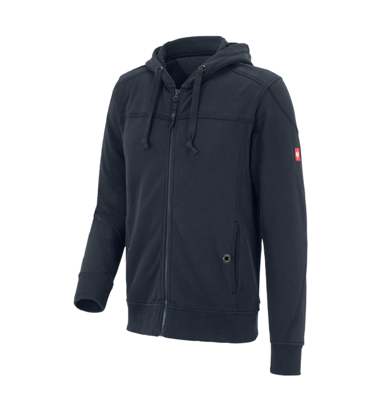 Bovenkleding: Capuchonjack cotton e.s.roughtough + nachtblauw 2
