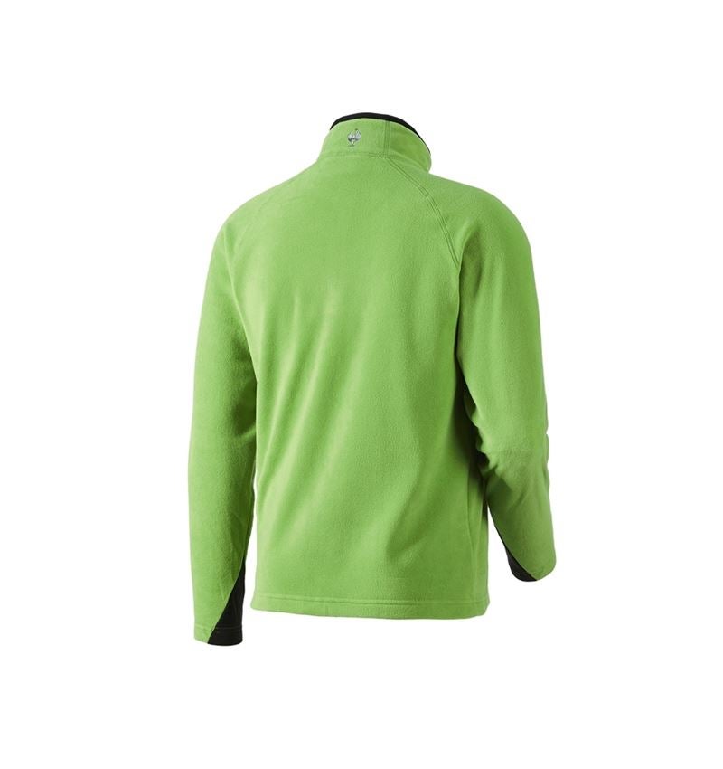 Bovenkleding: Microfleece schipperstrui dryplexx® micro + zeegroen 1