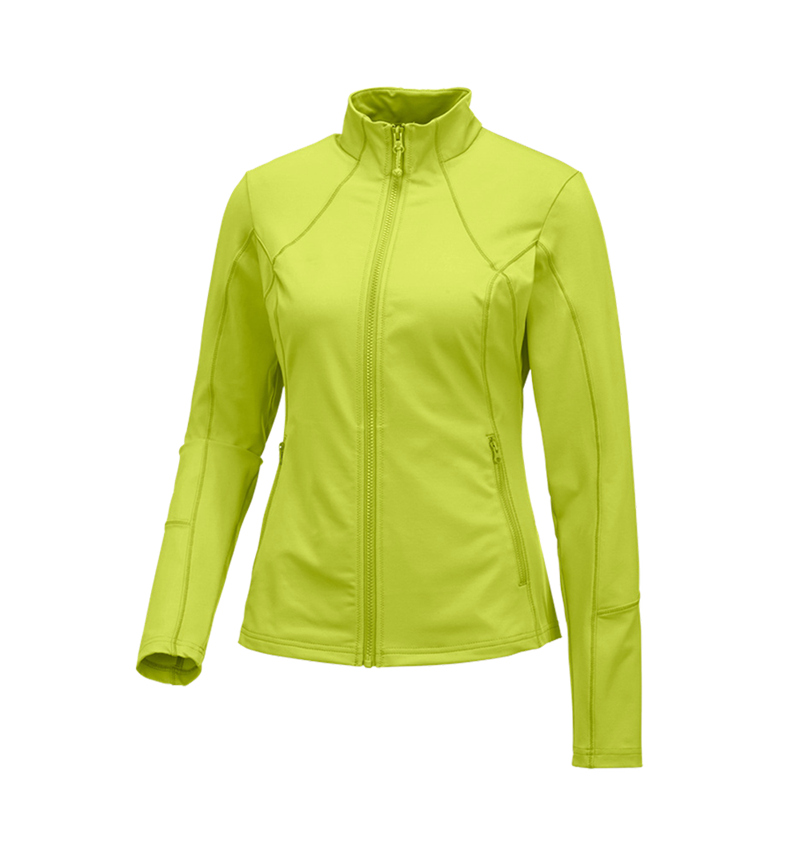 Werkjassen: e.s. Functioneel sweatjack solid, dames + meigroen 1