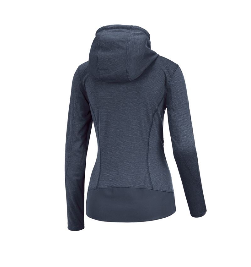 Werkjassen: e.s. Functioneel capuchonjack stripe, dames + pacific 3