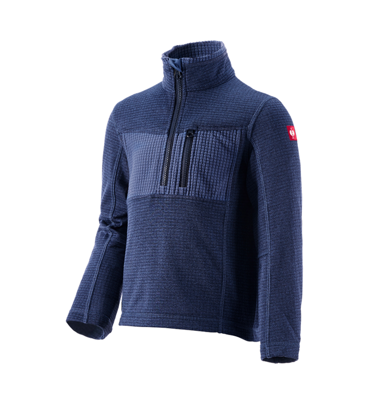 Bovenkleding: Schipperstrui climacell e.s.dynashield, kinderen + pacific melange 2