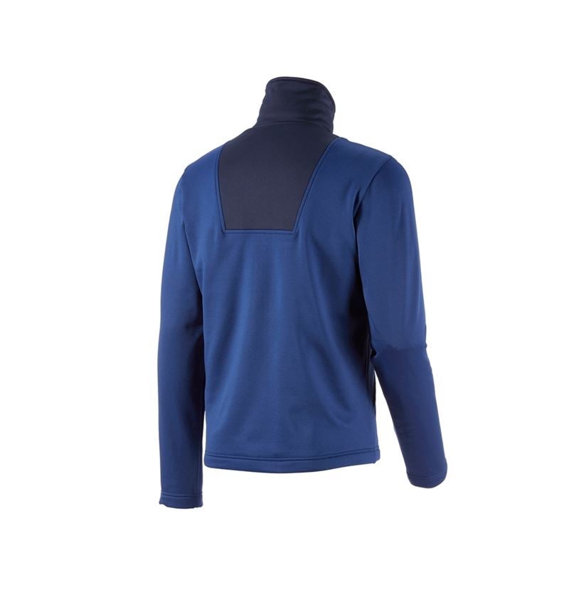 Bovenkleding: Funct.-Schipperstrui thermo stretch e.s.concrete + alkalisch blauw/diepblauw 4