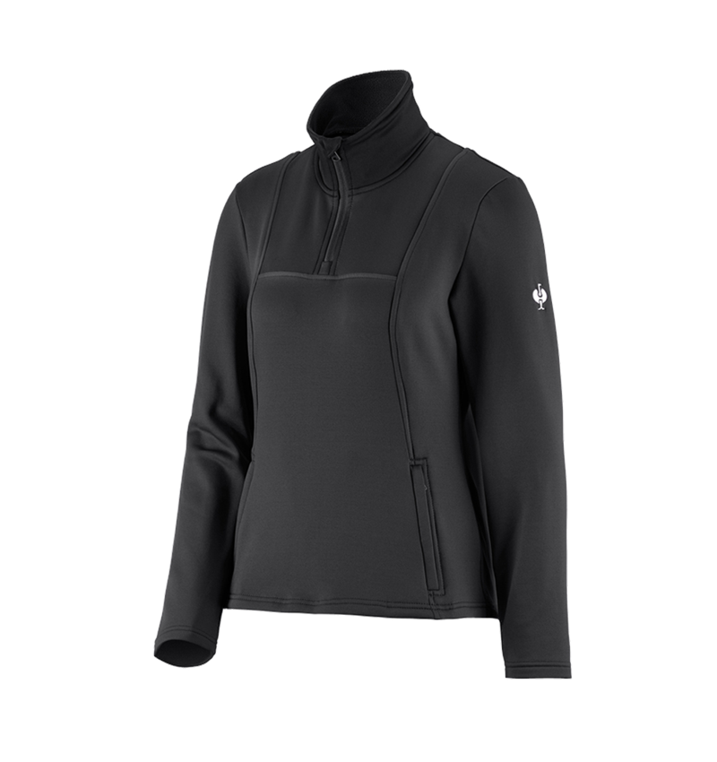 Bovenkleding: Schipperstrui thermo stretch e.s.concrete, dames + zwart 2