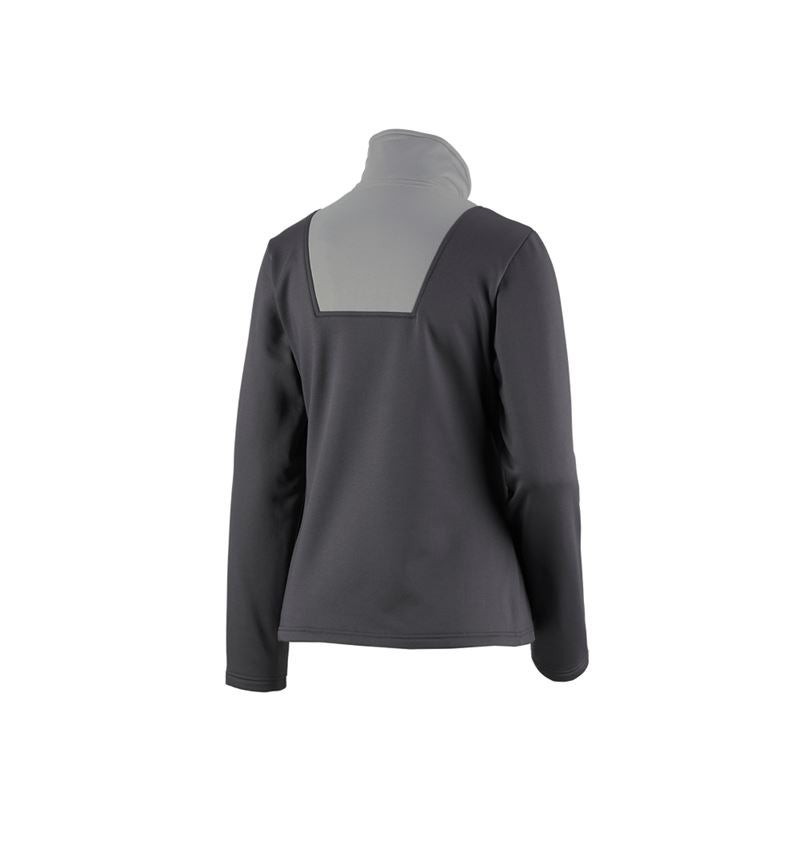 Bovenkleding: Schipperstrui thermo stretch e.s.concrete, dames + antraciet/parelgrijs 3