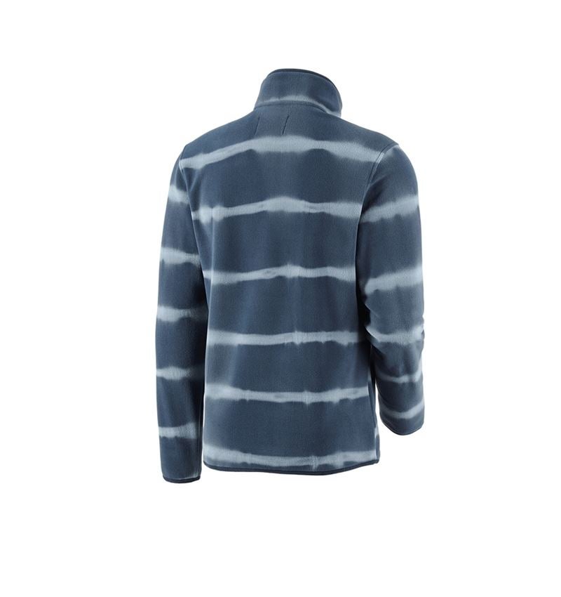 Onderwerpen: Fleece schipperstrui tie-dye e.s.motion ten + leisteenblauw/rookblauw 4