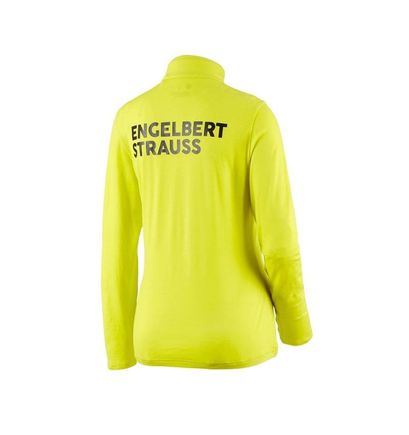 Bovenkleding: Schipperstrui Merino e.s.trail, dames + zuurgeel/zwart 3
