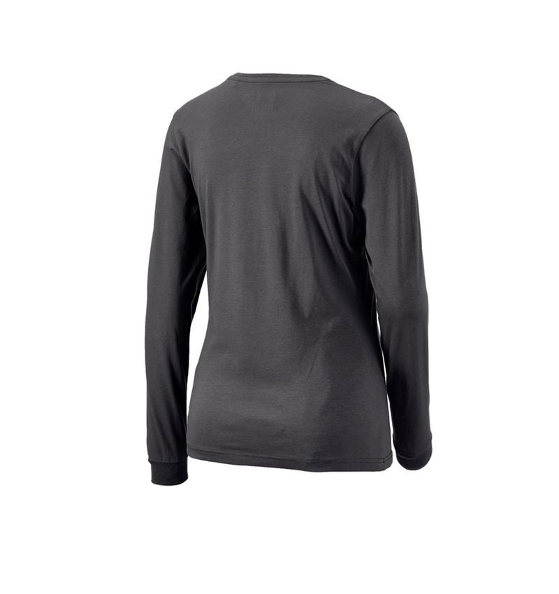 Accessoires: e.s. Pyjama longsleeve, dames + carbongrijs 5