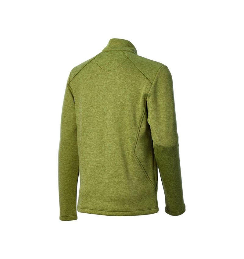 Bovenkleding: Schipperstrui thermo stretch e.s.trail + jeneverbesgroen melange/limegroen 4