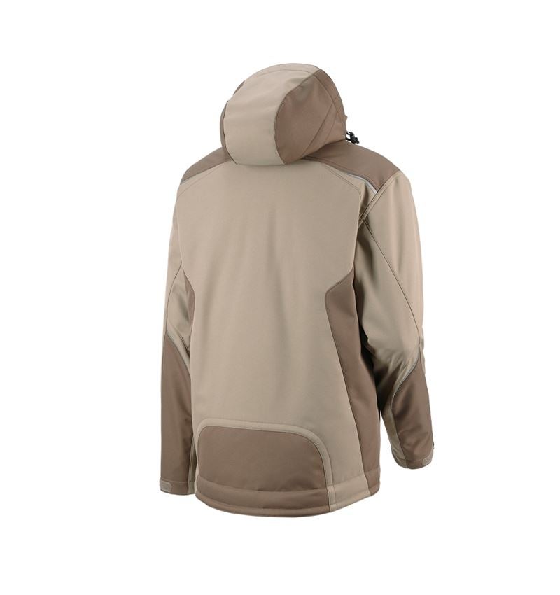 Werkjassen: Softshelljack e.s.motion + leem/turf 3