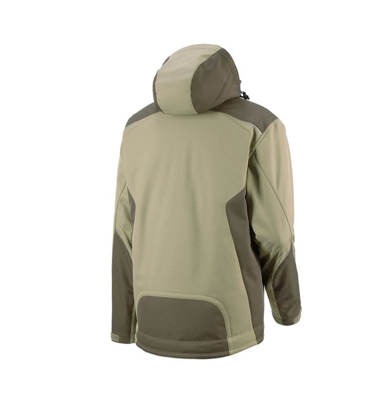 Werkjassen: Softshelljack e.s.motion + riet/mos 3