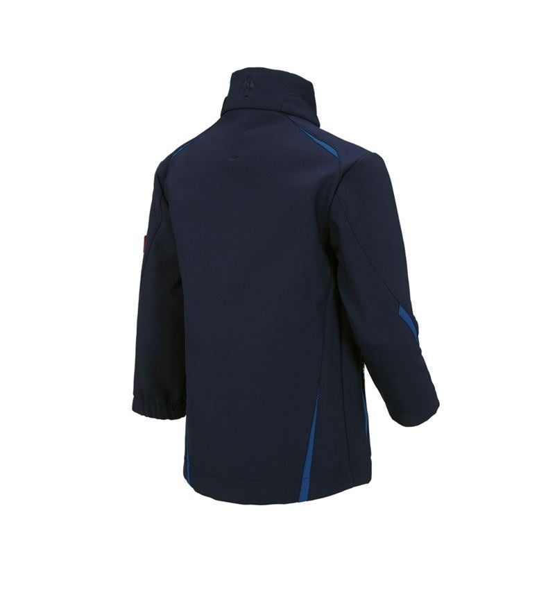 Jassen: Softshelljack e.s.motion 2020, kinderen + donkerblauw/atol 2