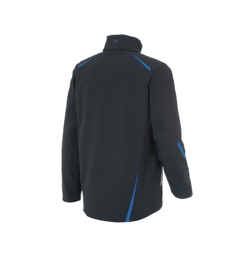 Werkjassen: Softshelljack e.s.motion 2020 + grafiet/gentiaanblauw 3