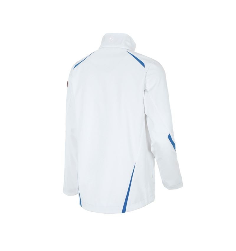 Werkjassen: Softshelljack e.s.motion 2020 + wit/gentiaanblauw 3