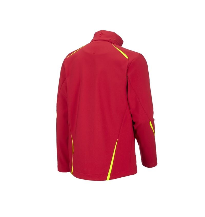 Werkjassen: Softshelljack e.s.motion 2020 + vuurrood/signaalgeel 4