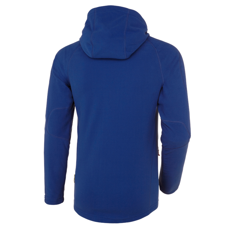 Werkjassen: Fleece capuchonjack e.s.motion 2020 + korenblauw 2