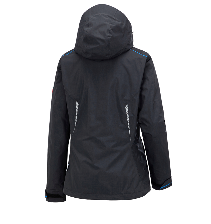 Werkjassen: 3-in-1 functioneel jack e.s.motion 2020, dames + grafiet/gentiaanblauw 3