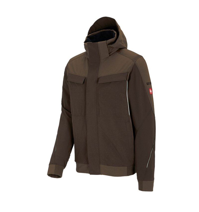 Werkjassen: Winter functionele jack e.s.dynashield + hazelnoot/kastanje 1