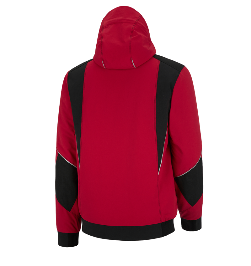 Werkjassen: Winter functionele jack e.s.dynashield + vuurrood/zwart 3