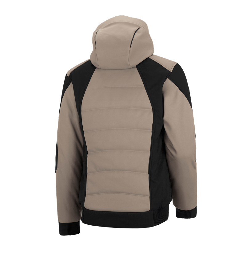 Werkjassen: Winter softshelljack e.s.vision + leem/zwart 3