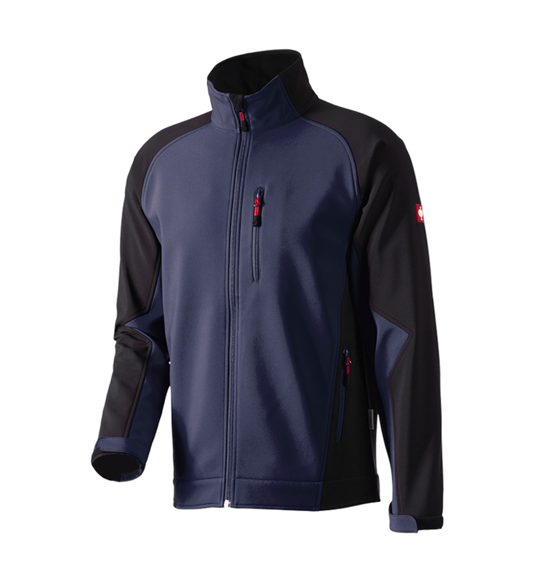 Werkjassen: Softshelljack dryplexx® softlight + donkerblauw/zwart 3
