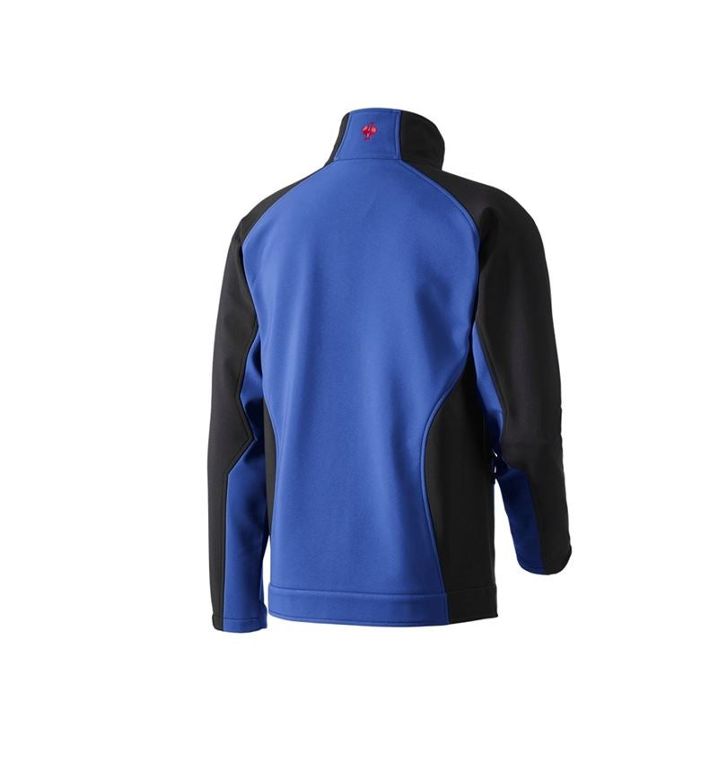 Werkjassen: Softshelljack dryplexx® softlight + korenblauw/zwart 3