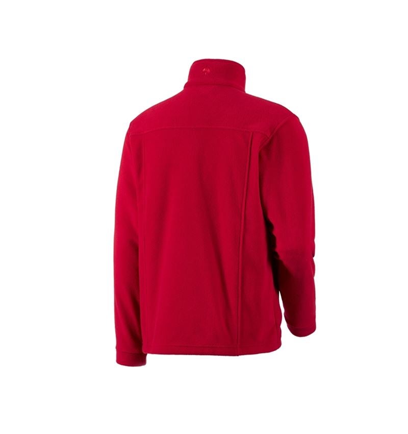 Werkjassen: Fleecejack e.s.classic + rood 3